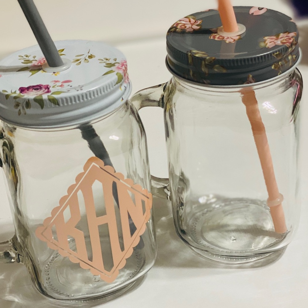 Monogrammed Dylan’s tumblers